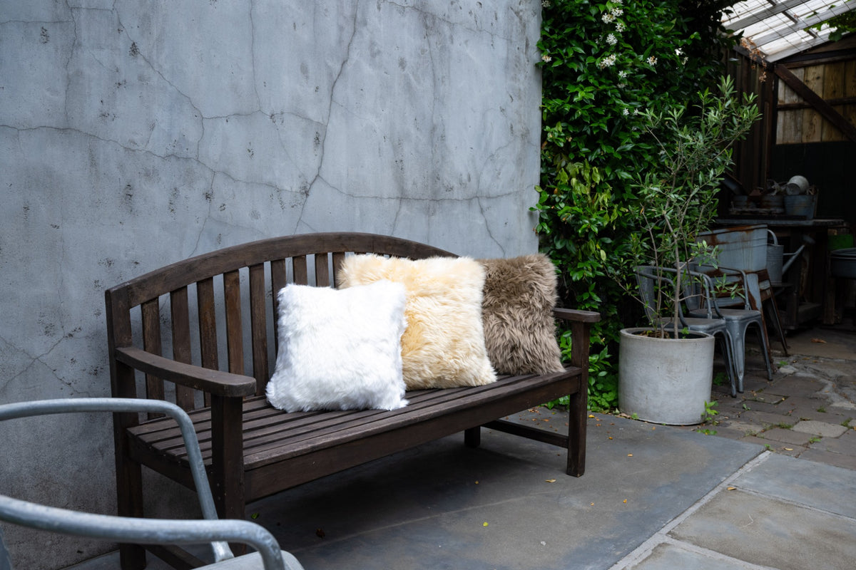 Mouton Long Wool Cushion —クッション(ロングタイプ・中材入り)40×40cm/45×45cm