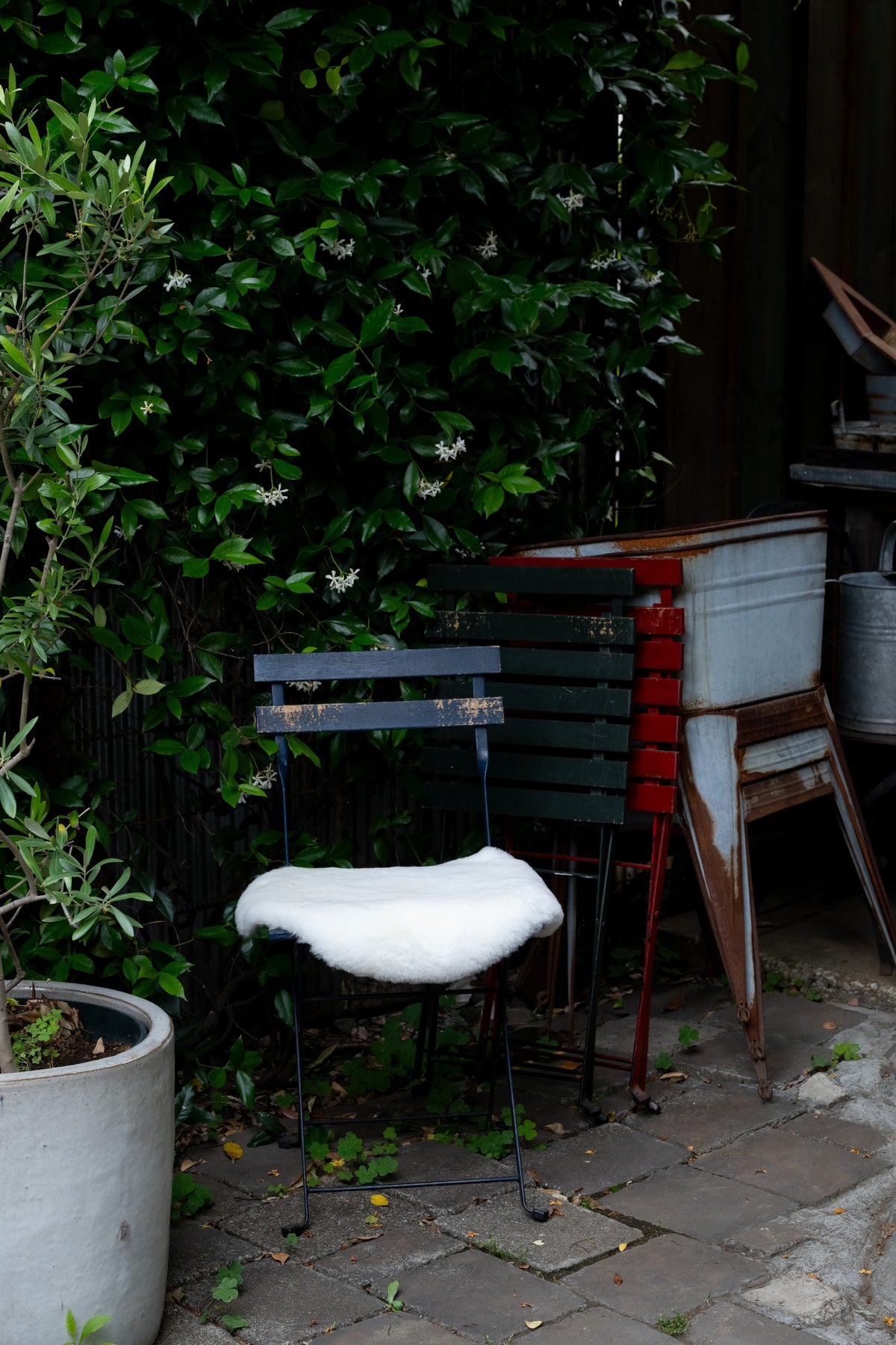 Mouton Round Seat Cushion —円形シートクッション(ショートタイプ)