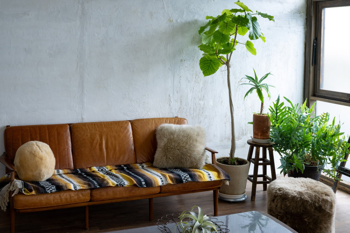 Mouton Long Wool Cushion —クッション(ロングタイプ・中材入り)40×40cm/45×45cm
