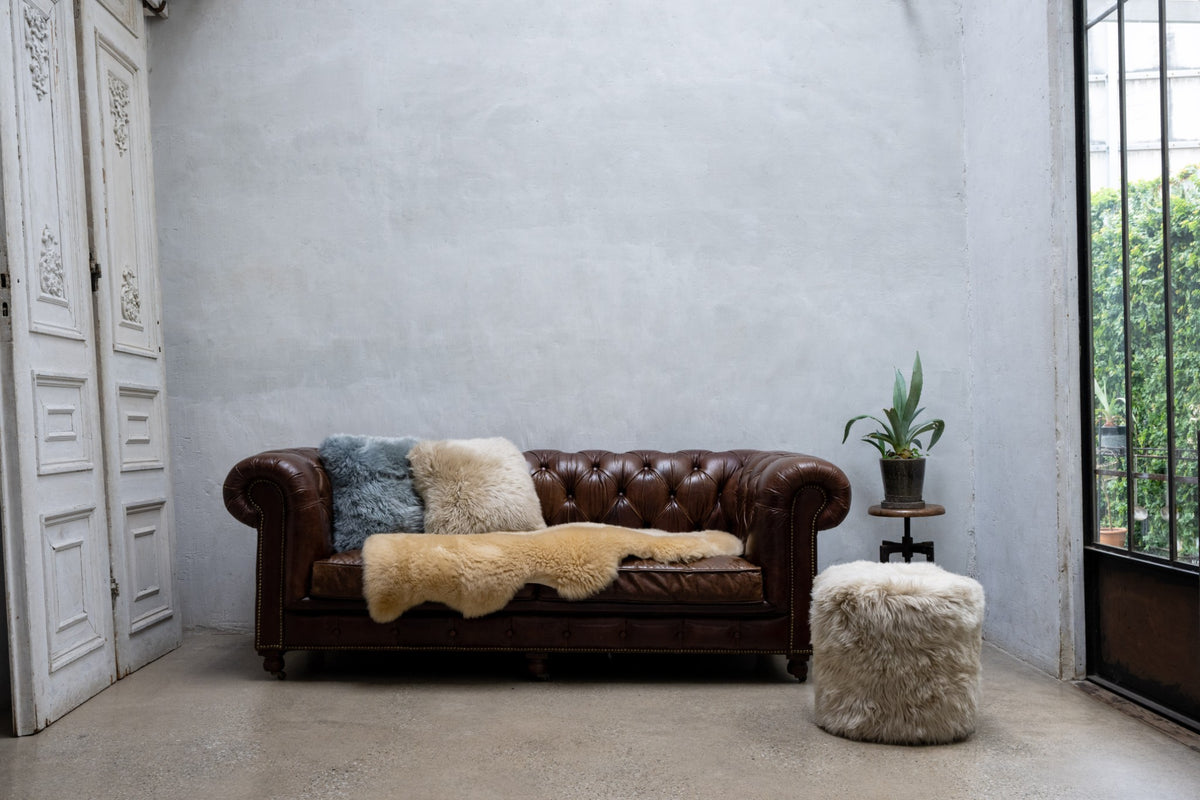 Mouton Long Wool Cushion —クッション(ロングタイプ・中材入り)40×40cm/45×45cm